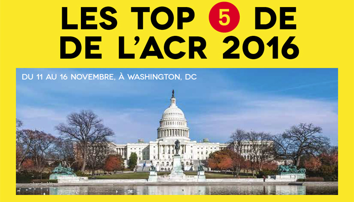 Les top 5 de l’ACR 2016