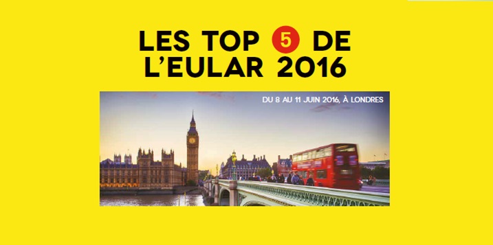 Les top 5 de l’EULAR 2016